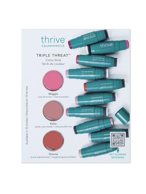 Thrive Causemetics Triple Threat™ Color Stick Trio: Maggie, Kaisa, Dionne